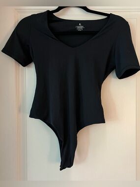 Pumiey Black Bodysuit